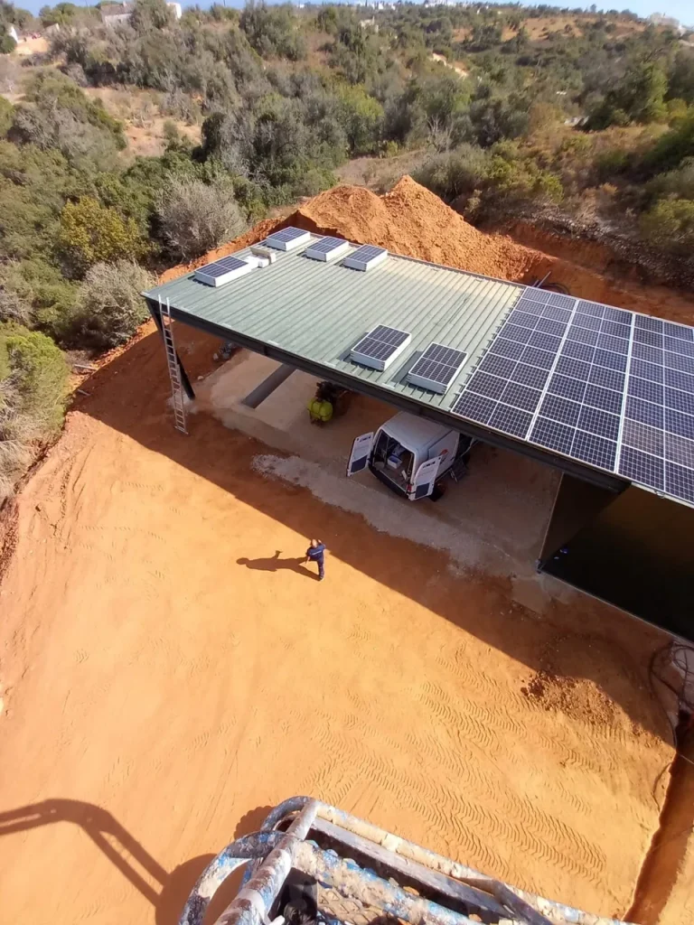Dual Solar System at a Winery in Porches